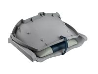 Кресло складное мягкое TRAVELER (серый/синий)