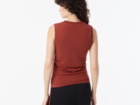 Женский топ Lacoste из эластичного хлопка