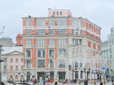 Доходный дом А.С.Хомякова, 1899-1900 гг., архитекторы И.А.Иванов-Шиц, М.К.Геппенер, 1930-е гг.