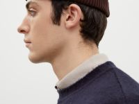 Шапка-бини с добавлением хлопка