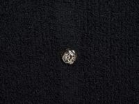 Укороченный кардиган из махровой пряжи, Черный