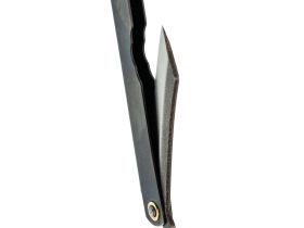 Нож складной Higonokami Nagao Kanekoma, сталь SK-5, японский традиционный, рукоять нержавеющая сталь черная