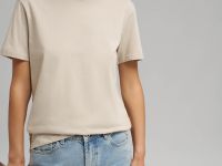 Свободная футболка comfort fit из хлопкового джерси