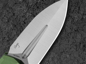 Складной нож Bestech Knives Ququ, сталь 14C28N, рукоять зелёный алюминий