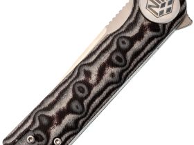 Складной нож Dr.Tech W3897MG, сталь D2, рукоять микарта, Pattern gray