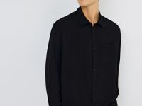Рубашка из вискозы, Черный