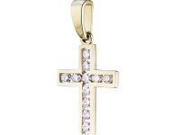 Подвеска из желтого золота с бриллиантами э0301пд05163200