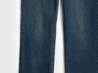 Прямые джинсы со средней посадкой, Синий