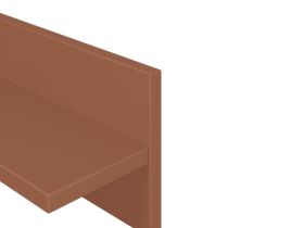 Полка Оберг 80x16 Терракотовый