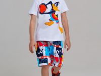 Комплект трикотажный для мальчиков: фуфайка (футболка), шорты