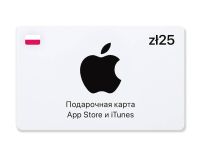 Подарочная карта App Store и iTunes - 25 PLN (Poland) [Цифровая версия] (PC)