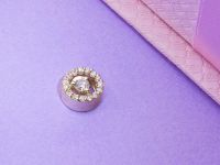 Классическая подвеска из желтого золота с бриллиантами э0301пд12161000