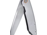 Нож складной Ruike P831S-SA, сталь 14C28N, рукоять сталь, серый