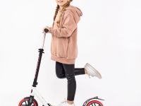 Самокат  Maxiscoo LX-205 (с лыжами), цвет Красный