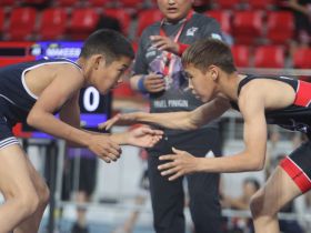 Масштаб впечатляет. Ковёр Павла Пинигина собрал тысячу юных борцов