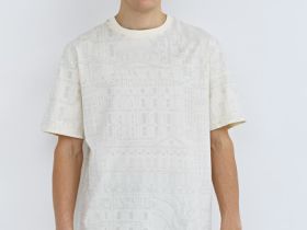 Футболка с принтом, Белый