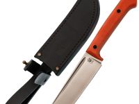 Нож Пчак Малый, сталь Elmax, рукоять G10 оранжевый