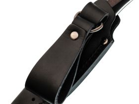 Нож Pocket Wolf Мини Тактик с долом, сталь AUS10Co, рукоять G10, черный с красной вставкой