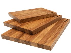 Комплект из 3-х разделочных досок Woodinhome CB002ONKIT3, дуб
