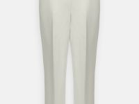 Брюки широкого кроя с добавлением льна