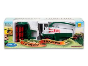 99120W Игрушечная машинка Welly Комбайн с жаткой