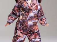 Комбинезон детский текстильный с полиуретановым покрытием для девочек