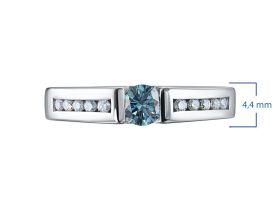Кольцо из белого золота э0912кц05150600_blue