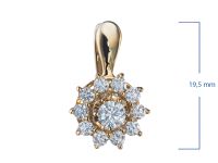 Серьги из желтого золота э0312сг04202940