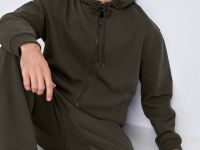 Худи на молнии с капюшоном