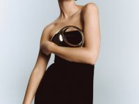 Бархатное платье-бюстье, Черный