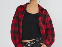 Рубашка в клетку, Красный