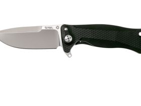 Нож складной LionSteel SR11A BS, сталь Uddeholm Sleipner®, рукоять алюминий (Black Solid® Aluminum)