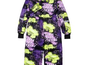 Комбинезон текстильный с полиуретановым покрытием для девочек