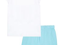 Комплект трикотажный для девочек: фуфайка (футболка), шорты