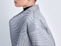 Утепленная куртка прямого силуэта