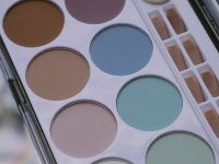 Набор прессованной пастели nuance., Tablette chromatique, пастельные оттенки, 10 цв., с инструментам