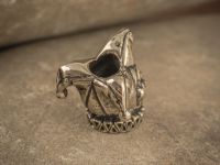 Бусина для темляка Шут, мельхиор