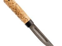 Нож Северный, сталь дамаск, рукоять карельская береза