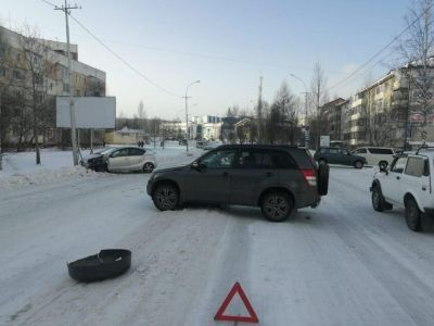 В Нерюнгри ребёнок пострадал при столкновении автомобилей