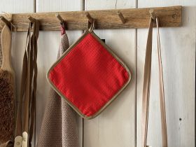 Прихватка вафля "Виноград в корзине"