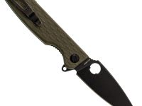 Складной нож Daggerr Piranha olive BW DL, сталь 8Cr14MoV, рукоять FRN