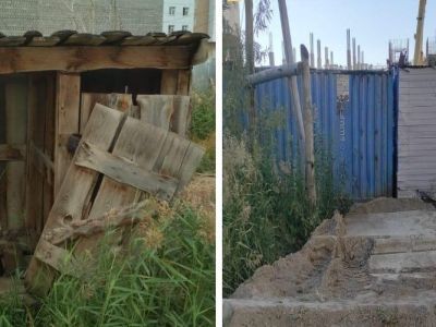 В Якутске снесли заброшенный уличный туалет после жалобы