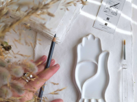 Палитра художественная керамическая "ЛАДОНЬ"