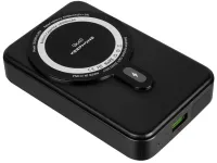 Внешний аккумулятор Keephone Snap Stand PD 20W Magsafe Power Bank с подставкой 15W 10000mAh (черный)