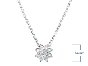 Колье из серебра э0612кл04190400