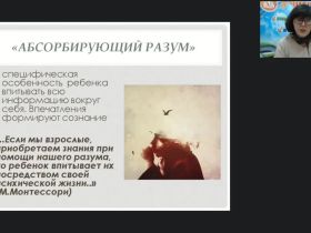 Международный вебинар "Монтессори-педагогика для детей от 0 до 3 лет: динамика развития личности"