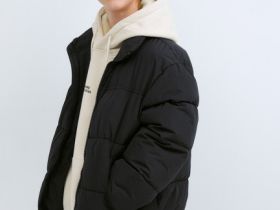 Утеплённая куртка для мальчиков, Черный