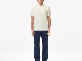 Мужское хлопковое поло Lacoste