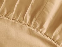 Простыня на резинке Pale gold