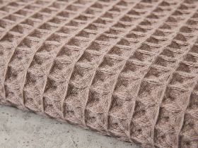 Полотенце вафельное Lorgo, коричневое